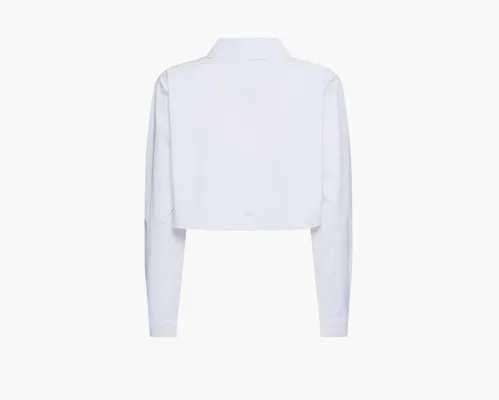 Одежда Alo Yoga Cropped Take Me Out Button Up «White» belye