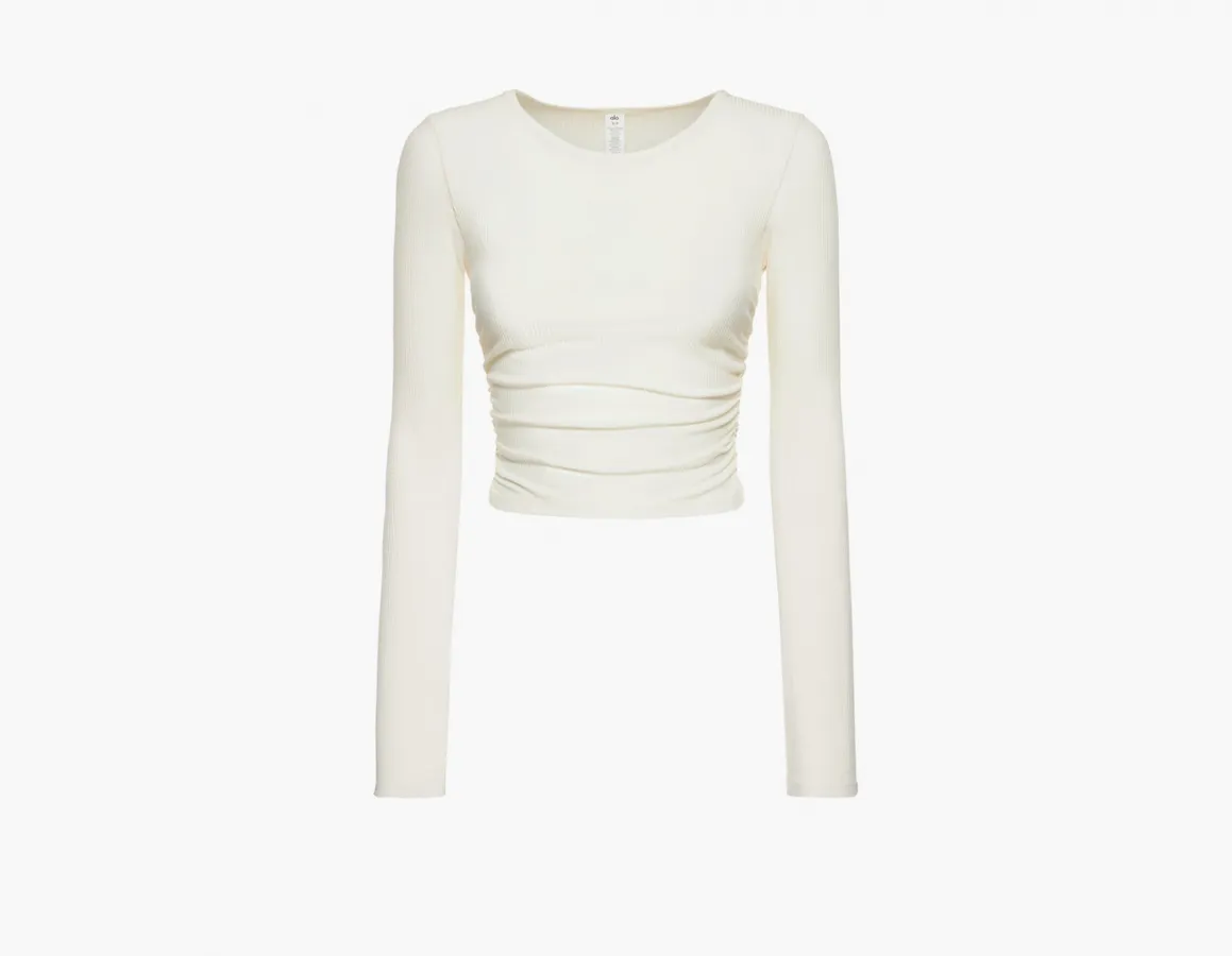 Alo Yoga Gather Long Sleeve «Ivory»