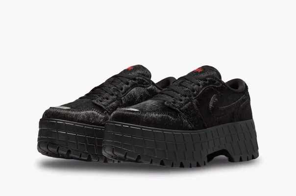  Air Jordan 1 Low Brooklyn WMNS «Black Pony» chyernye