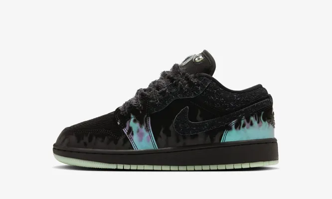 Кроссовки Air Jordan 1 Low GS «Fortune Fly» chyernye