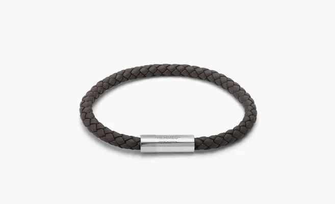  HERMES Goliath Bracelet Leather «Brown» korichnevye
