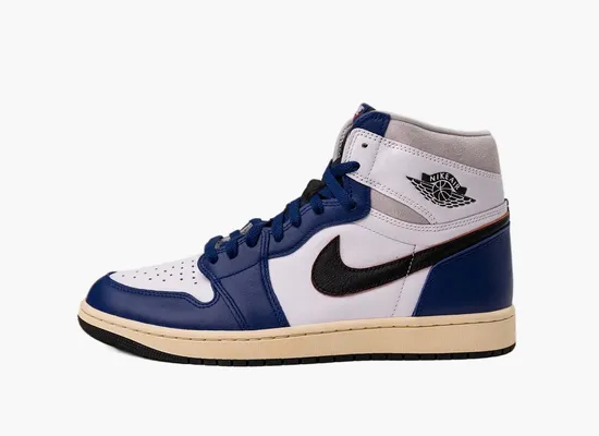 Кроссовки Air Jordan 1 Retro High OG Rare Air «Deep Royal Blue» sinie