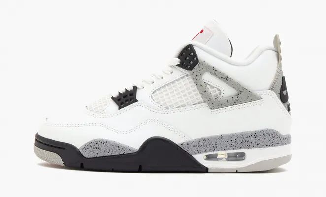 Кроссовки Air Jordan 4 Retro OG «White Cement» 2025 belye