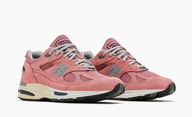  New Balance 991v2 Made in England «'Brandied Apricot» krasnye 