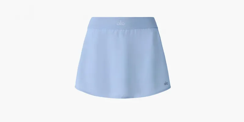 Одежда Alo Yoga Match Point Tennis Skirt «Seashell Blue» lightBlue