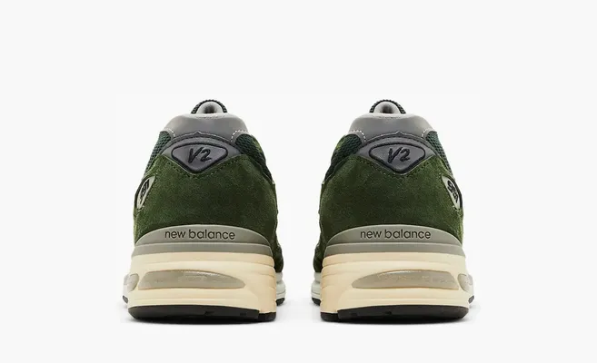  New Balance 991v2 Made in England «Kombu» zelyenye