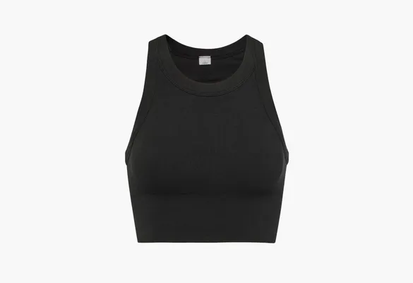 Одежда Alo Yoga Seamless Delight High Neck Bra «Black» черный