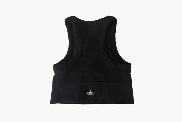 Одежда Alo Yoga Seamless Delight High Neck Bra «Black» черный