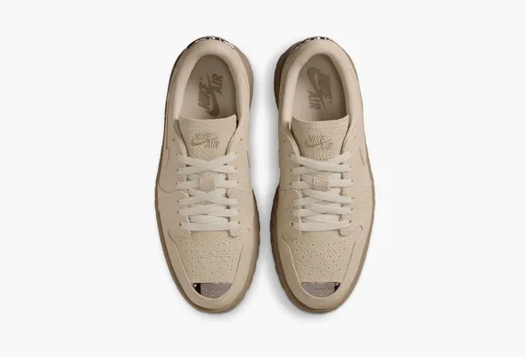  Air Jordan 1 Low Brooklyn WMNS «Rattan» kremovye