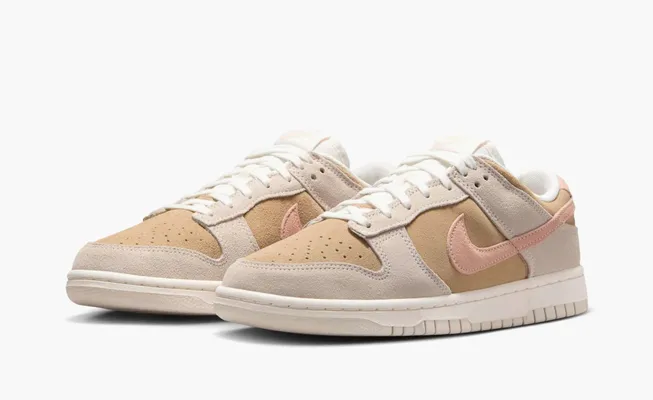 Кроссовки Nike Dunk Low WMNS «Phantom Washed Coral» bezhevye