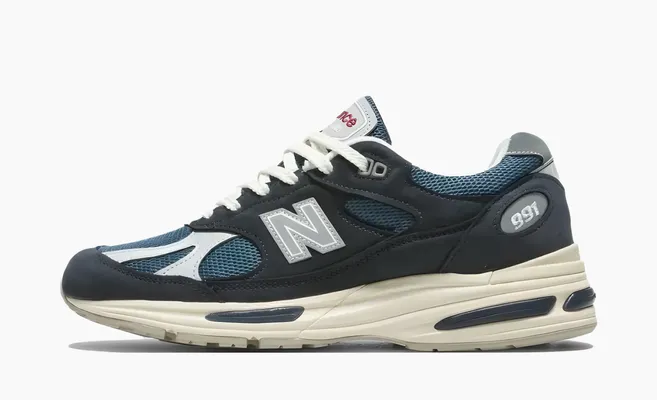  New Balance 991v2 Made in England «Vintage Sport Pack - Navy» sinie