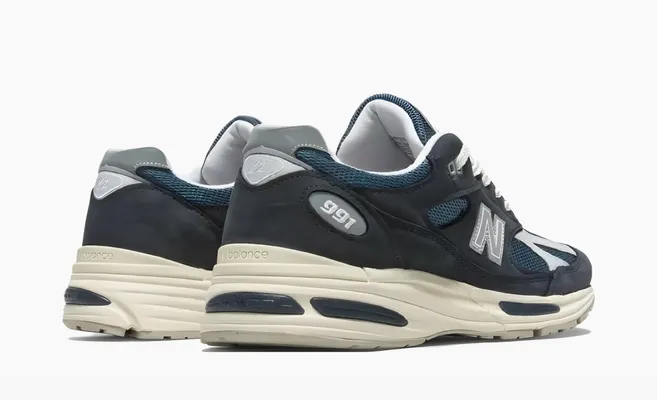  New Balance 991v2 Made in England «Vintage Sport Pack - Navy» sinie