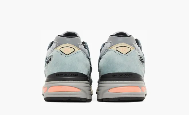  New Balance 991v2 Made in England «Silver Blue Turbulence» sinie
