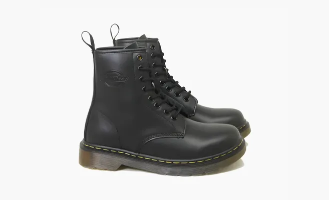 Обувь Dickies Short Martin Boot 3cm WMNS «Black Fleece-Lined» chyernye
