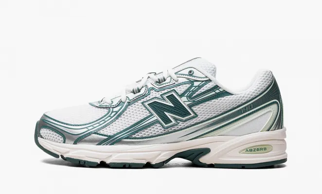  New Balance 740v2 «White Marsh Green» belye