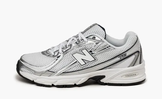  New Balance 740v2 «White Navy Shadow Grey» belye