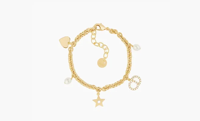  Dior Petit CD Lucky Charms bracelet With «Gold» zolotoy