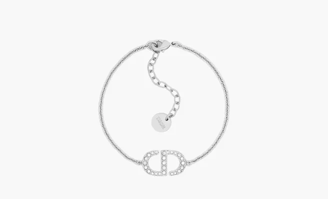  Dior Petit CD Bracelet Silver-Finish Metal «Silver» serebryanyy