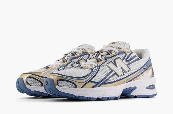  New Balance 740v2 «Heron Blue Vintage Indigo» belye