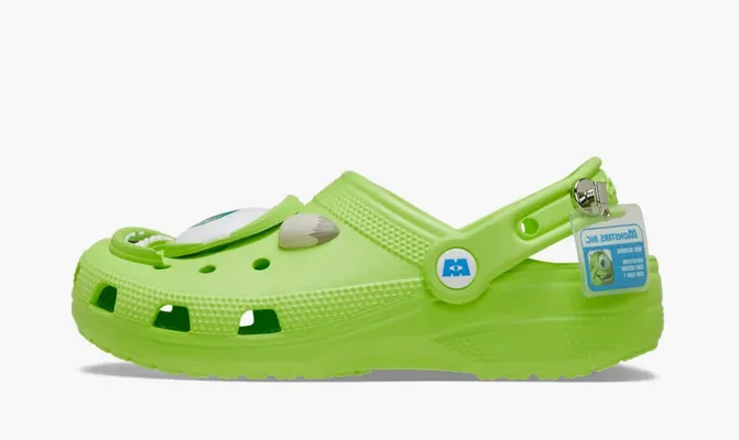  Crocs Classic Clog x Monsters Inc. «Mike Wazowski» zelyenye