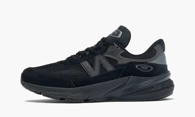 Кроссовки New Balance 990v6 Made in USA «Triple Black» chyernye