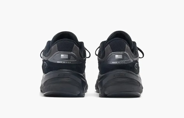 Кроссовки New Balance 990v6 Made in USA «Triple Black» chyernye