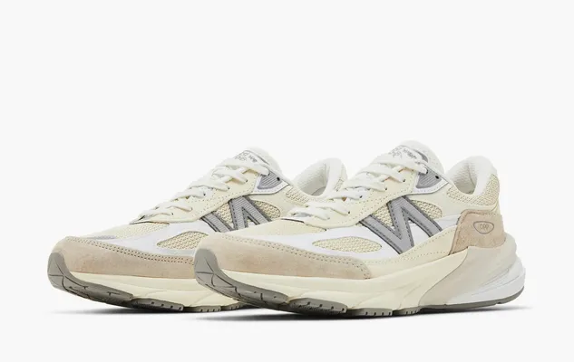 Кроссовки New Balance 990v6 x Teddy Santis Made in USA «Mindful Grey» kremovye