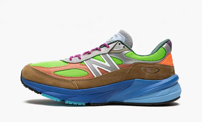 Кроссовки New Balance 990v6 x Action Bronson Made in USA «Baklava» raznotsvetnye