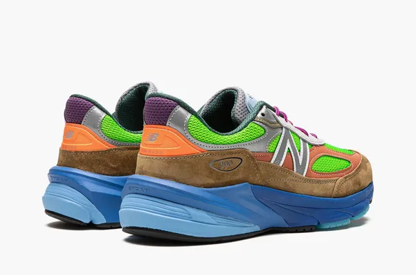Кроссовки New Balance 990v6 x Action Bronson Made in USA «Baklava» raznotsvetnye