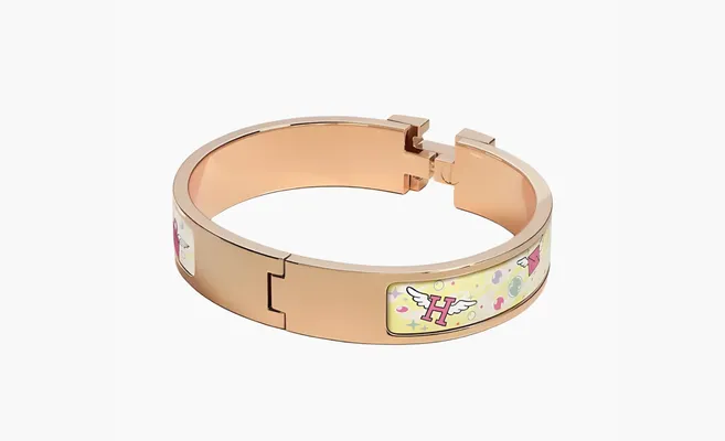   Hermès Clic H Hermès Flagship bracelet «Gold» zolotoy