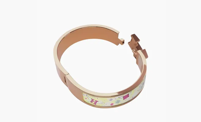   Hermès Clic H Hermès Flagship bracelet «Gold» zolotoy
