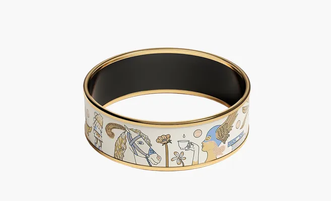  Hermès Tea for Two bangle Unisex «Multicolor» raznotsvetnye