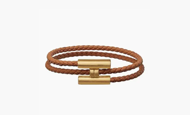  Hermès Tournis Tresse bracelet Norway «Brown» korichnevye