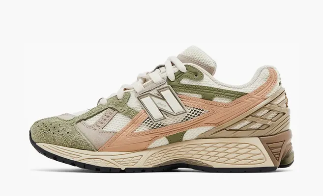  New Balance 1906U «Linen Dark Olivine» kremovye