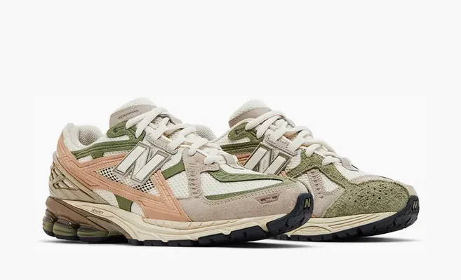  New Balance 1906U «Linen Dark Olivine» kremovye