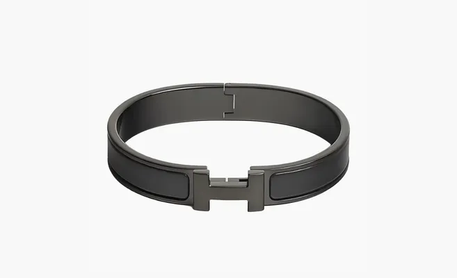  Hermès Clic bracelet Unisex «Black» chyernye