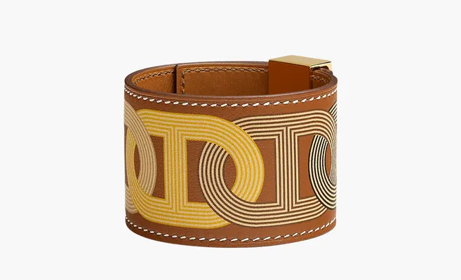  Hermès Collier de Chien Light Circuit 24 bracelet «Brown» korichnevye