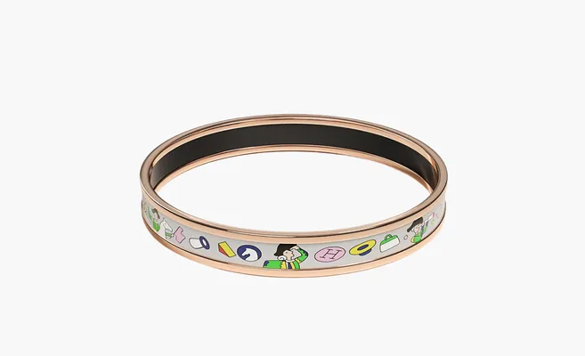  Hermès L'Epopee bangle «Gold» zolotoy