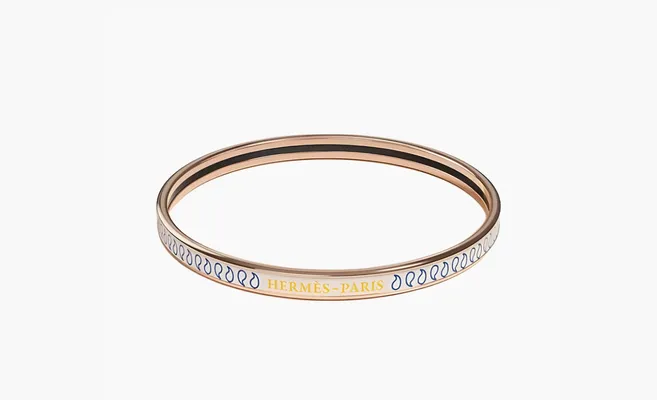  Hermès Enamel Bangles «Gold» zolotoy