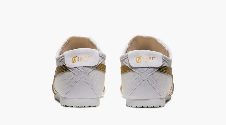  Asics Onitsuka Tiger Mexico 66 Slip-On «White Pure Gold» belye