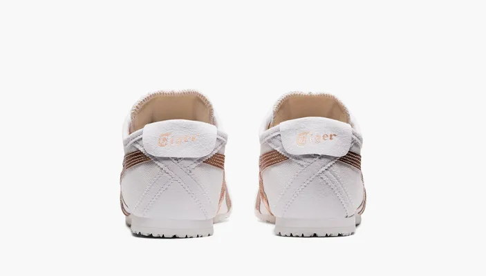  Asics Onitsuka Tiger Mexico 66 Slip-On «White Rose Gold» belye