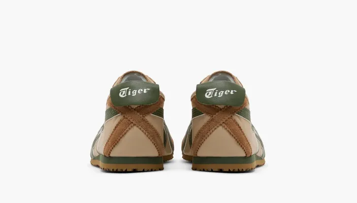  Asics Onitsuka Tiger Mexico 66 «Beige Grass Green» bezhevye
