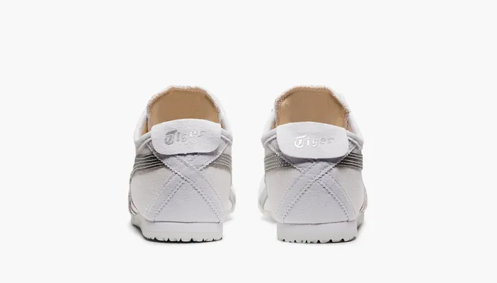  Asics Onitsuka Tiger Mexico 66 Slip-On «White Pure Silver» belye