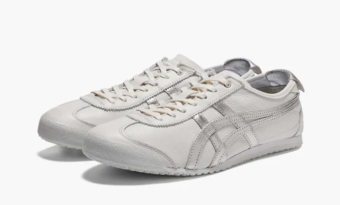  Asics Onitsuka Tiger Mexico 66 «White Silver» belye
