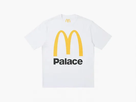 Одежда Palace x McDonald's Logo T-Shirt «White» belye