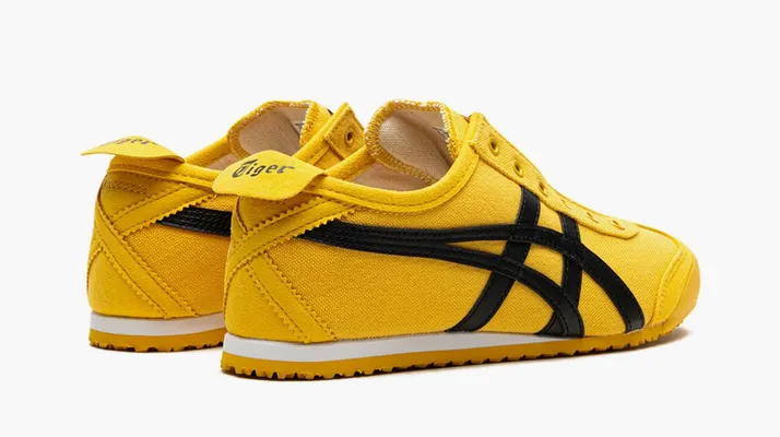  Asics Onitsuka Tiger Mexico 66 Slip-On «Yellow Black» zhyeltye