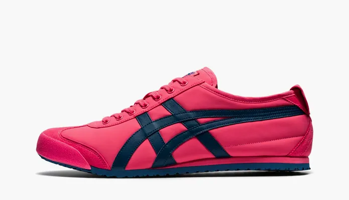  Asics Onitsuka Tiger Mexico 66 «Pink Cameo Mako Blue» rozovye