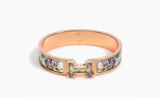   Hermès Clic Bangles «Multicolor» raznotsvetnye