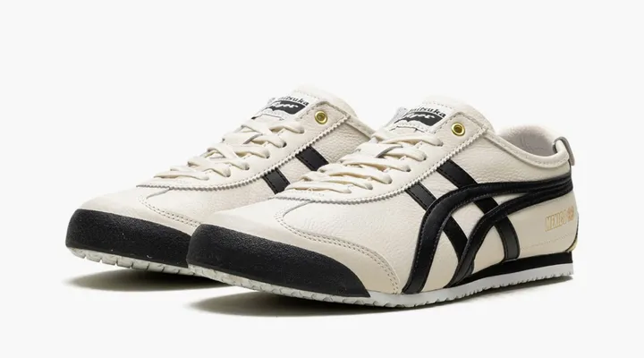  Asics Onitsuka Tiger Mexico 66 «Cream Black» kremovye