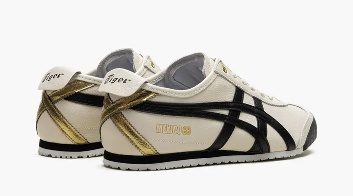  Asics Onitsuka Tiger Mexico 66 «Cream Black» kremovye